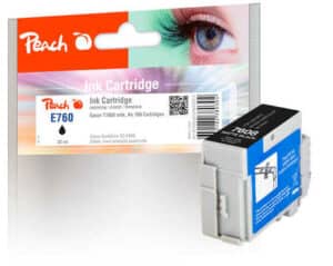 Peach E760 Druckerpatrone matte bk ersetzt Epson T7608MBK