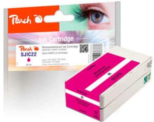 Peach ESJIC22 Druckerpatrone ma ersetzt Epson SJIC22M