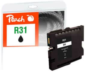 Peach R31 Druckerpatrone bk ersetzt Ricoh GC31K