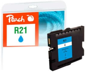 Peach R21 Druckerpatrone cy ersetzt Ricoh GC21C