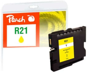 Peach R21 Druckerpatrone ye ersetzt Ricoh GC21Y