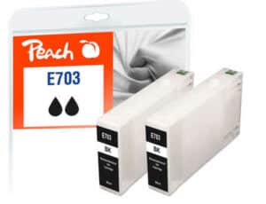 Peach E70 2 Druckerpatronen 2*bk ersetzt Epson T7031 bk*2