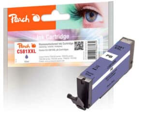 Peach C581XXLPB Druckerpatrone XXL blph ersetzt Canon CLI-581XXLPB