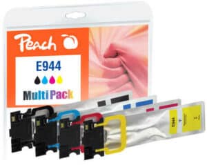 Peach E944 4 Druckerpatronen (bk