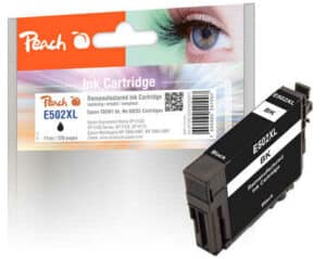 Peach E502XLBK Druckerpatrone XL bk ersetzt Epson No. 502XLBK