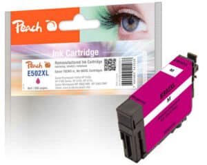 Peach E502XLM Druckerpatrone XL ma ersetzt Epson No. 502XLM