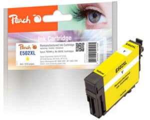 Peach E502XLY Druckerpatrone XL ye ersetzt Epson No. 502XLY