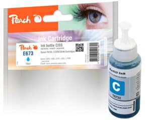 Peach E673 Tintenbehälter cy ersetzt Epson T6732C