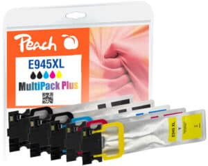 Peach E945XL 5 Druckerpatronen XL (2*bk