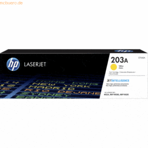 Hewlett Packard HP Toner 203A Gelb (ca. 1.300 Seiten)