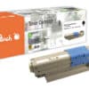 Peach O4446/4449 Tonermodul bk ersetzt OKI 44469803 für z.B. OKI MC 351 DN