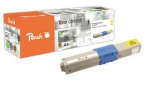 Peach O4446/4449 Tonermodul ye ersetzt OKI 44469704 für z.B. OKI MC 351 DN