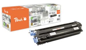 Peach C707BK Tonermodul bk ersetzt Canon CRG-707BK