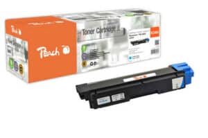 Peach K580C Tonermodul cy ersetzt Kyocera TK-580C für z.B. Kyocera ECOSYS P 6021 cdn