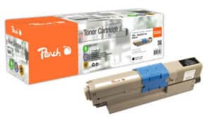 Peach O4650-87 Tonermodul bk ersetzt OKI 46508716 für z.B. OKI C 332 DN