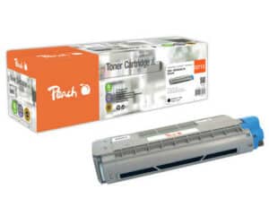 Peach O4650-76 Tonermodul bk ersetzt OKI 46507616 für z.B. OKI C 712 DN