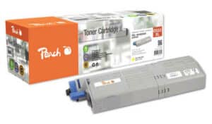 Peach O4648/49 Tonermodul XL ye ersetzt OKI 46490605 für z.B. OKI MC 563 DN