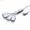 Assmann DIGITUS Slim Spider USB-Hub 4-Port USB 2.0