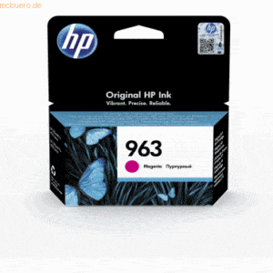 Hewlett Packard HP Tintenpatrone Nr. 963 3JA24AE Magenta (ca. 700 Seit