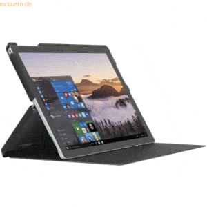 Mobilis Mobilis Bookcover ORIGINE f. Surface Pro 7+/7/6/2017/4 Schwarz