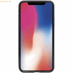 Mobilis Mobilis Backcover T SERIE f. iPhone XS/X Schwarz