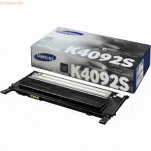 Hewlett Packard HP Samsung Toner CLT-K4092S schwarz (ca. 1.500 Seiten)