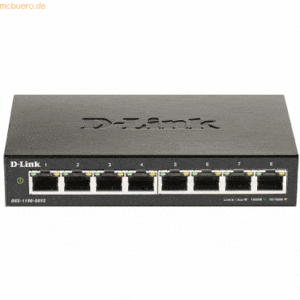 D-Link D-Link DGS-1100-08V2 8-Port Gigabit Smart Switch