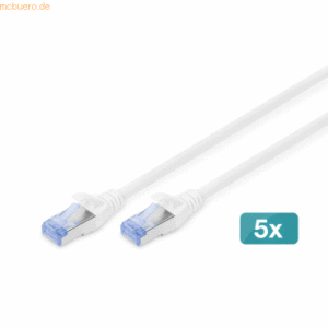 Assmann DIGITUS 5er CAT 5e SF/UTP Patchkabel