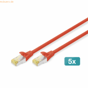 Assmann DIGITUS 5er CAT 6A S/FTP Patchkabel