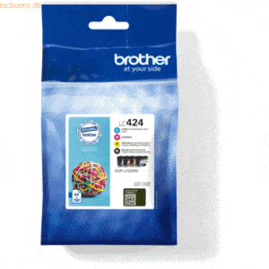 Brother Brother Tintenpatronen LC-424VAL Multipack (je 1x BK/M/C/Y)