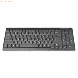 Assmann DIGITUS Tastatur für TFT-Konsolen schwarz