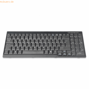Assmann DIGITUS Tastatur für TFT-Konsolen schwarz