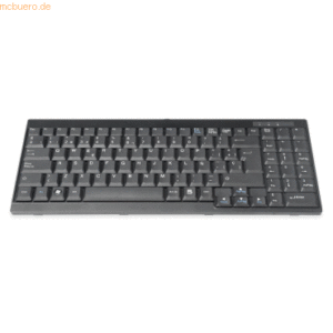 Assmann DIGITUS Tastatur für TFT-Konsolen schwarz