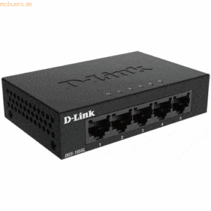 D-Link D-Link DGS-105GL 5-Port Gigabit Light Switch ohne IGMP