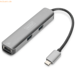 Assmann DIGITUS Type-C to HDMI (4K/30Hz) USB-AX3/RJ45 Adapter