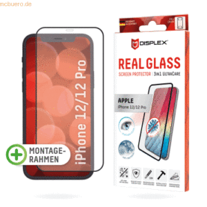 E.V.I. DISPLEX 3in1 UltraCare Glass FC iPhone 12/12 Pro