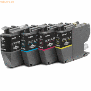 Brother Brother Tintenpatrone LC-421XLVAL Multipack (je 1x BK/M/C/Y)