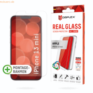 E.V.I. DISPLEX Real Glass + Case Set für Apple iPhone 13 mini