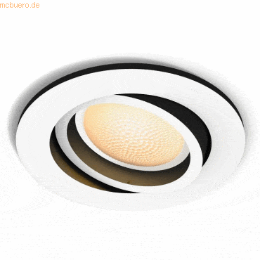 Signify Philips Hue White Amb.Milliskin Einbausp rund Erw. weiß 350lm