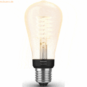 Signify Philips Hue White E27 Einzelpack 1x550lm Filament Edison