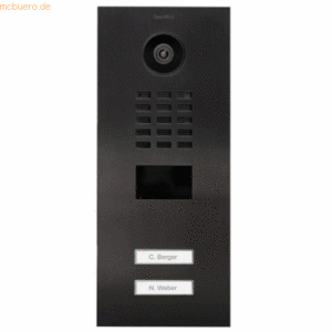 DoorBird DoorBird D2102V IP Telefon Edelstahl V4A Titan-Optik