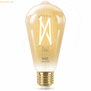 Signify WiZ Filament 50W E27 Edisonform Amber Einzelpack