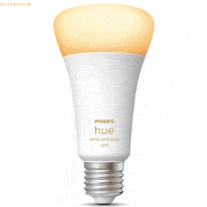 Signify Philips Hue White Ambiance E27 Einzelpack 1100lm 100W
