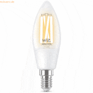 Signify WiZ Filament 40W E14 Kerzenform Clear Einzelpack