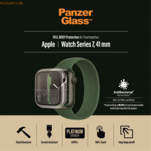 PanzerGlass PanzerGlass Full Body Apple watch 7 (40 mm) Clear Antibakt