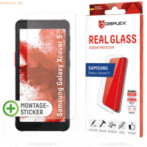 E.V.I. DISPLEX Real Glass 2D Samsung Xcover 5