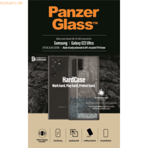 PanzerGlass PanzerGlass HardCase f. Samsung Galaxy S22 Ultra Antibakte