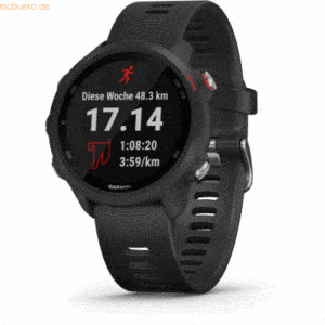 Garmin Garmin Forerunner 245 MUSIC Schwarz mit 20mm Armband Schwarz