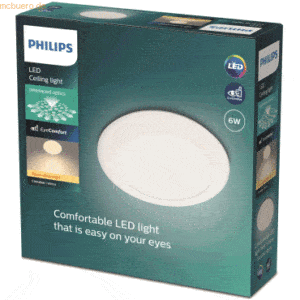 Signify Philips myLiving LED Deckenleuchte Cinnabar 600lm Weiß