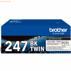 Brother Brother Toner Doppelpack TN-247BKTWIN (ca. 2x 3000 Seiten)